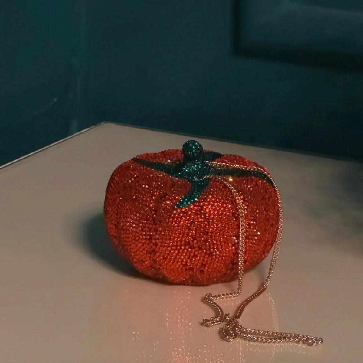Pumpkin Carriage Clutch - Crystal