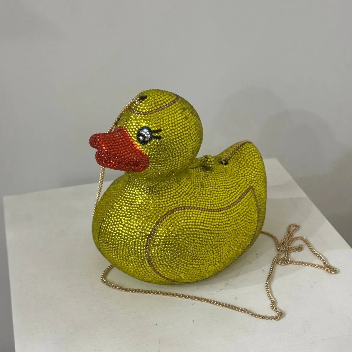 Duckling Charm Clutch - Crystal