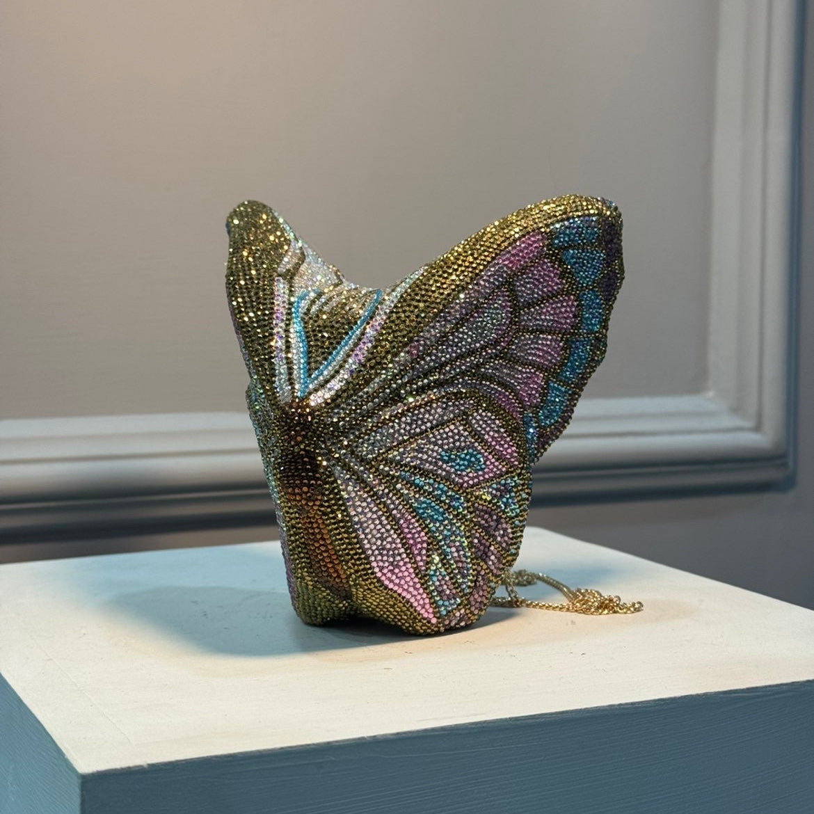Butterfly Serafina Clutch - Crystal