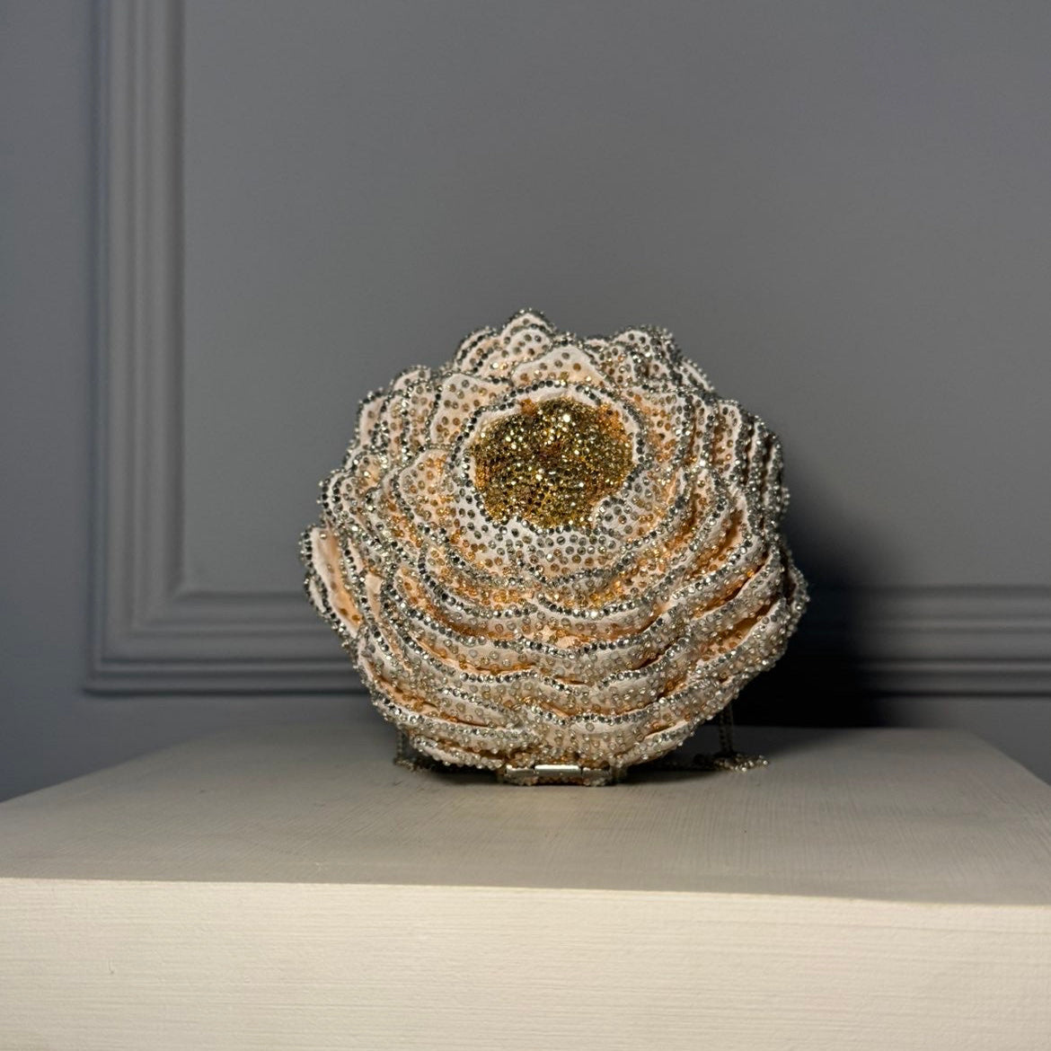 Peony Halcyon Hill Clutch - Crystal