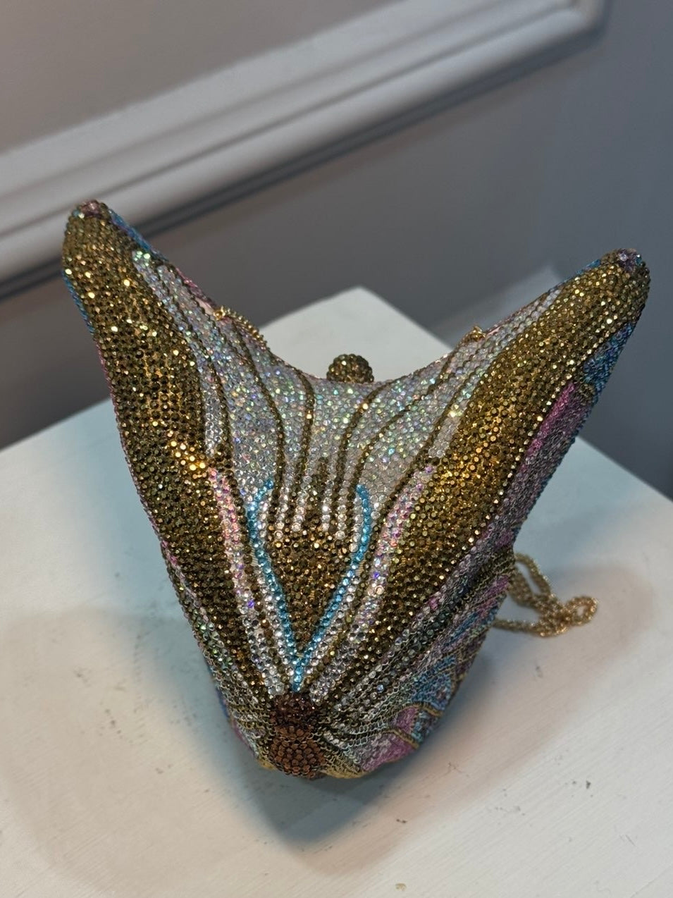 Butterfly Serafina Clutch - Crystal