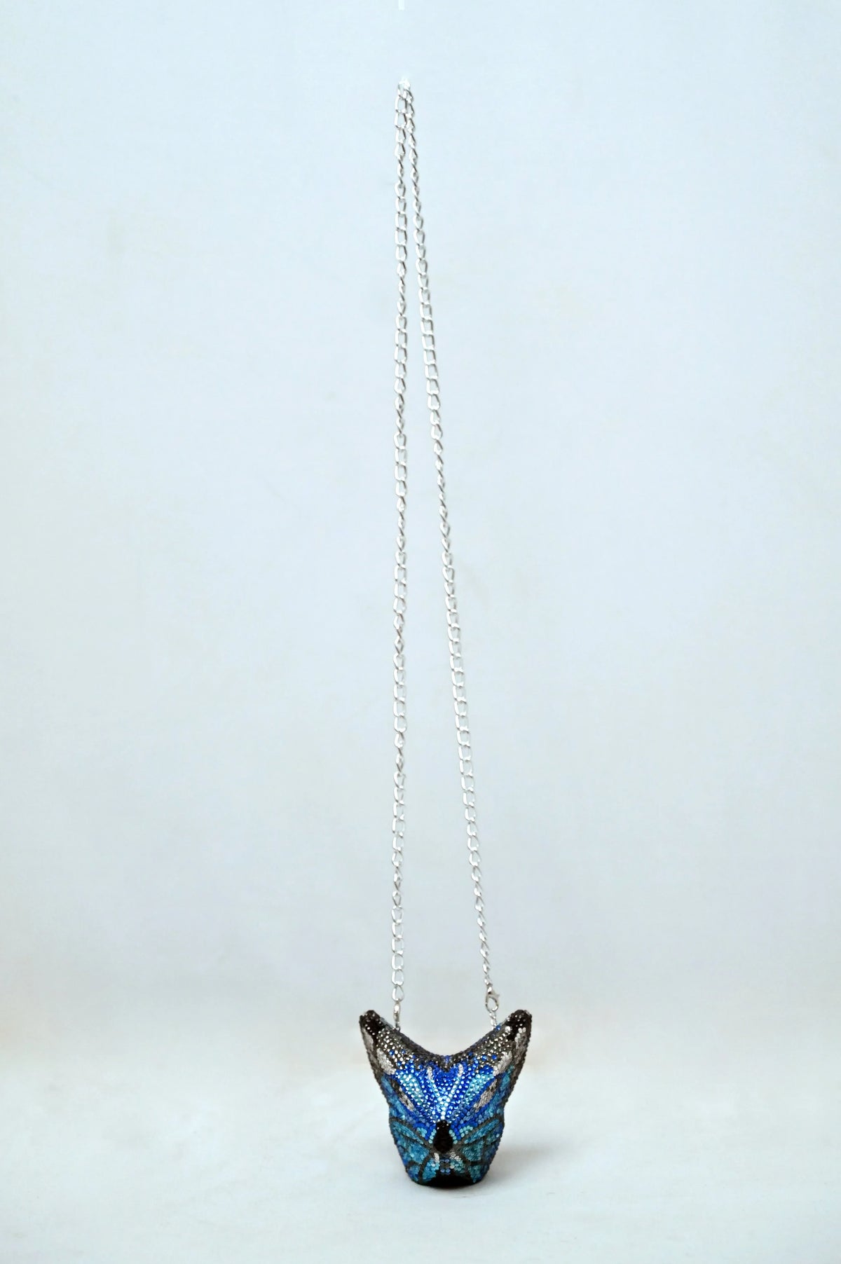 Butterfly Mini Blue Clutch - Crystal