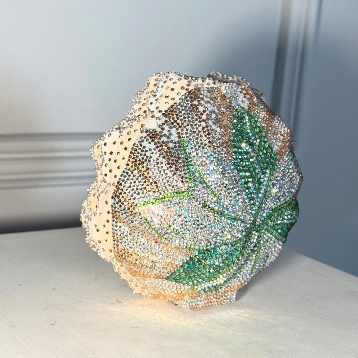 Peony Halcyon Hill Clutch - Crystal