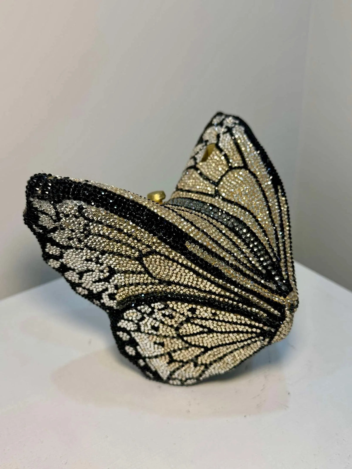 Butterfly Gold Clutch - Crystal
