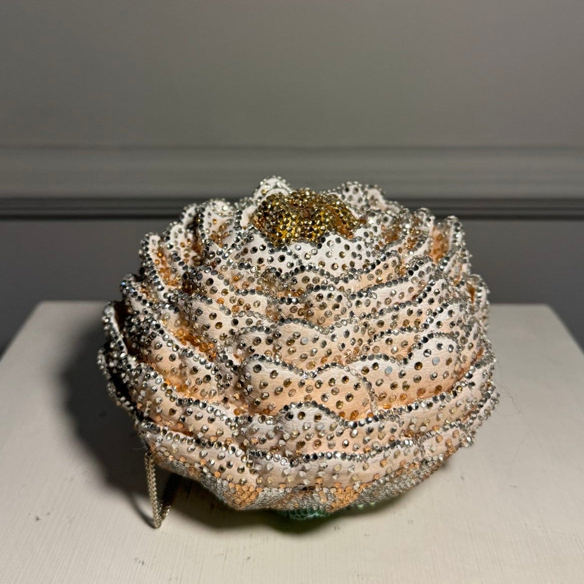 Peony Halcyon Hill Clutch - Crystal