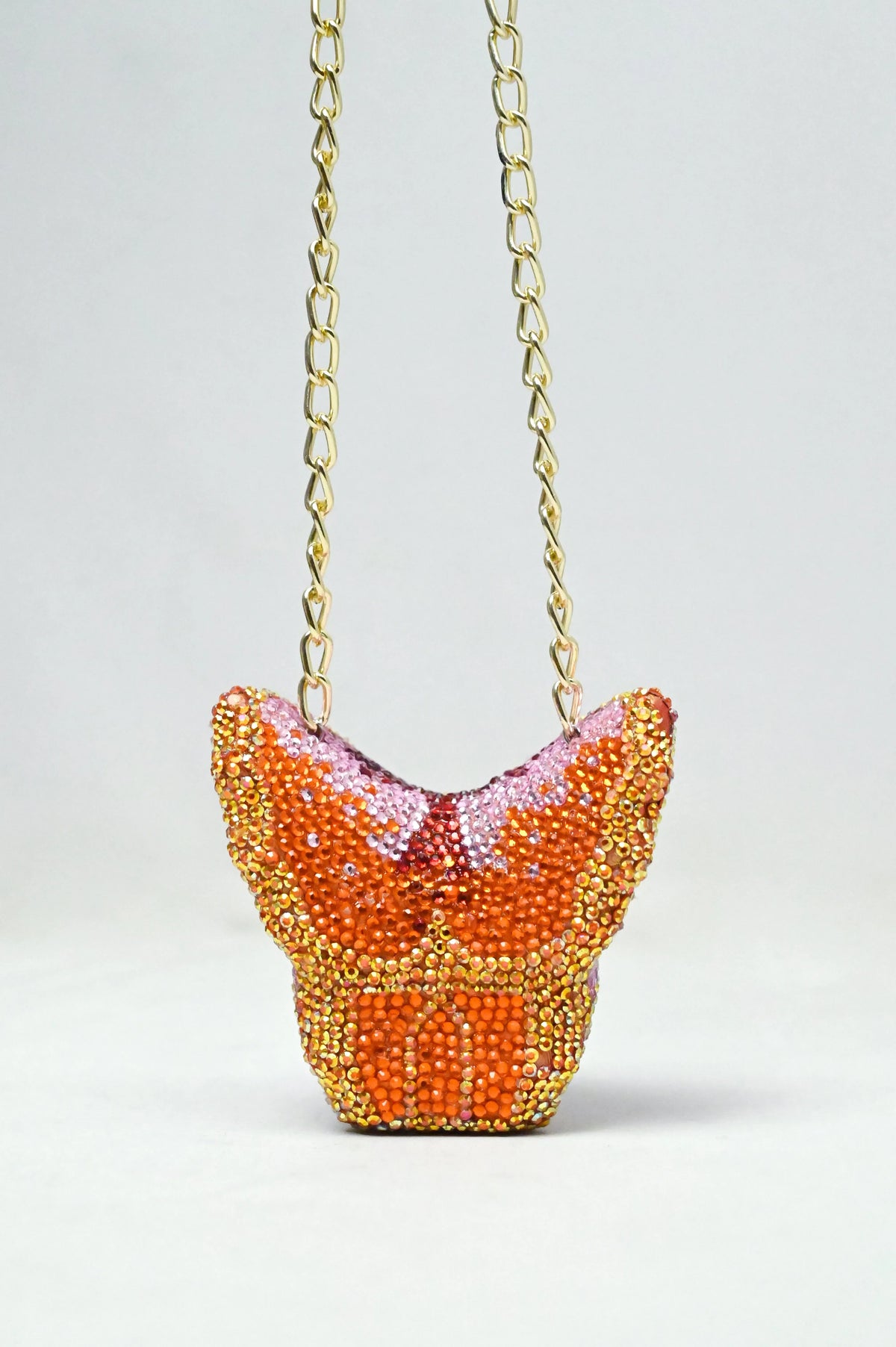 Butterfly Mini Pink Clutch - Crystal