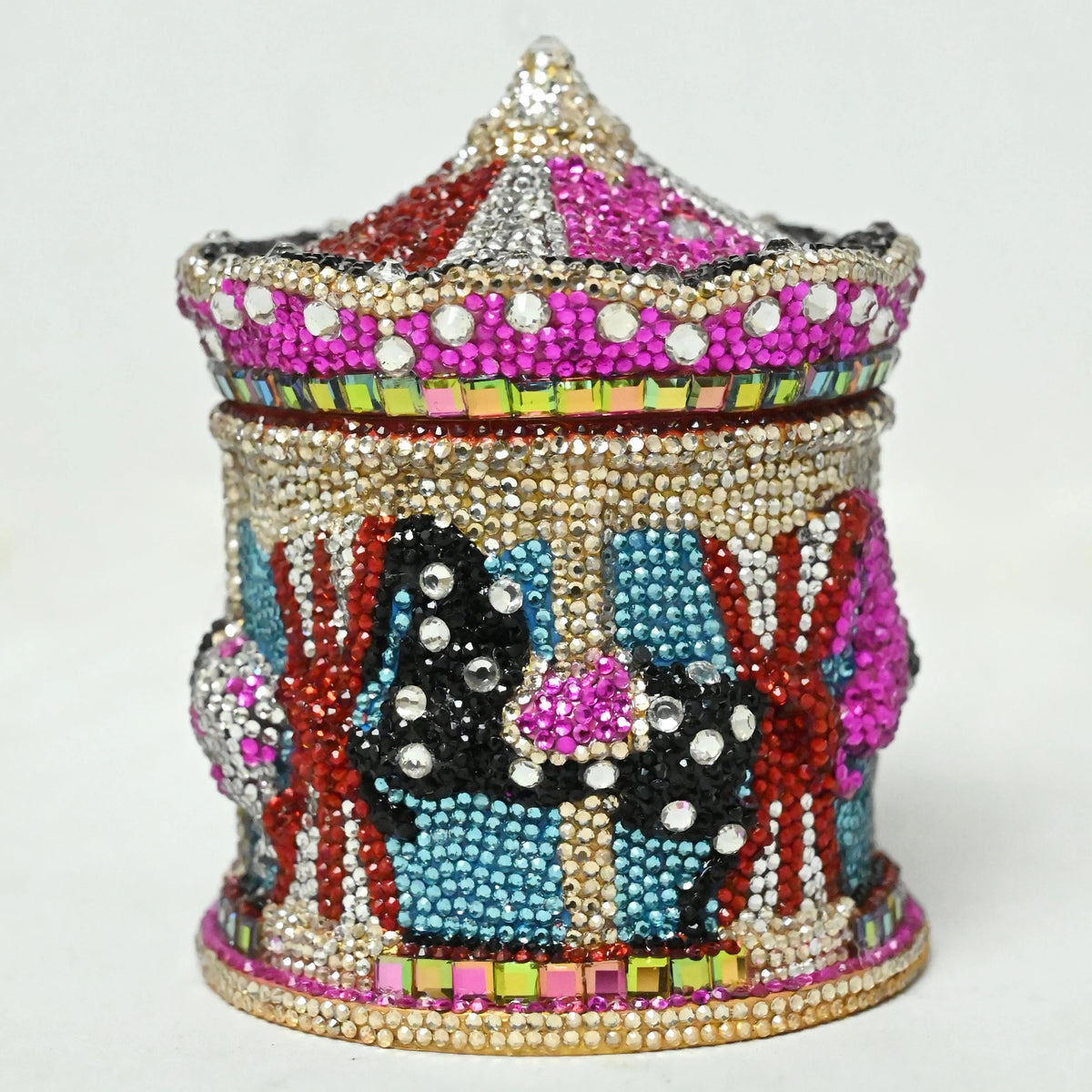 Carousel Clutch - Crystal