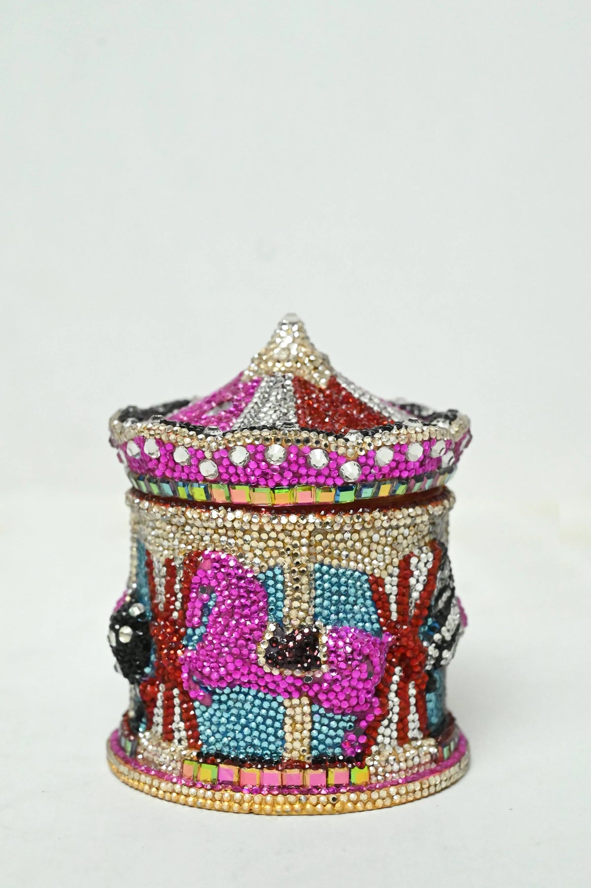 Carousel Clutch - Crystal