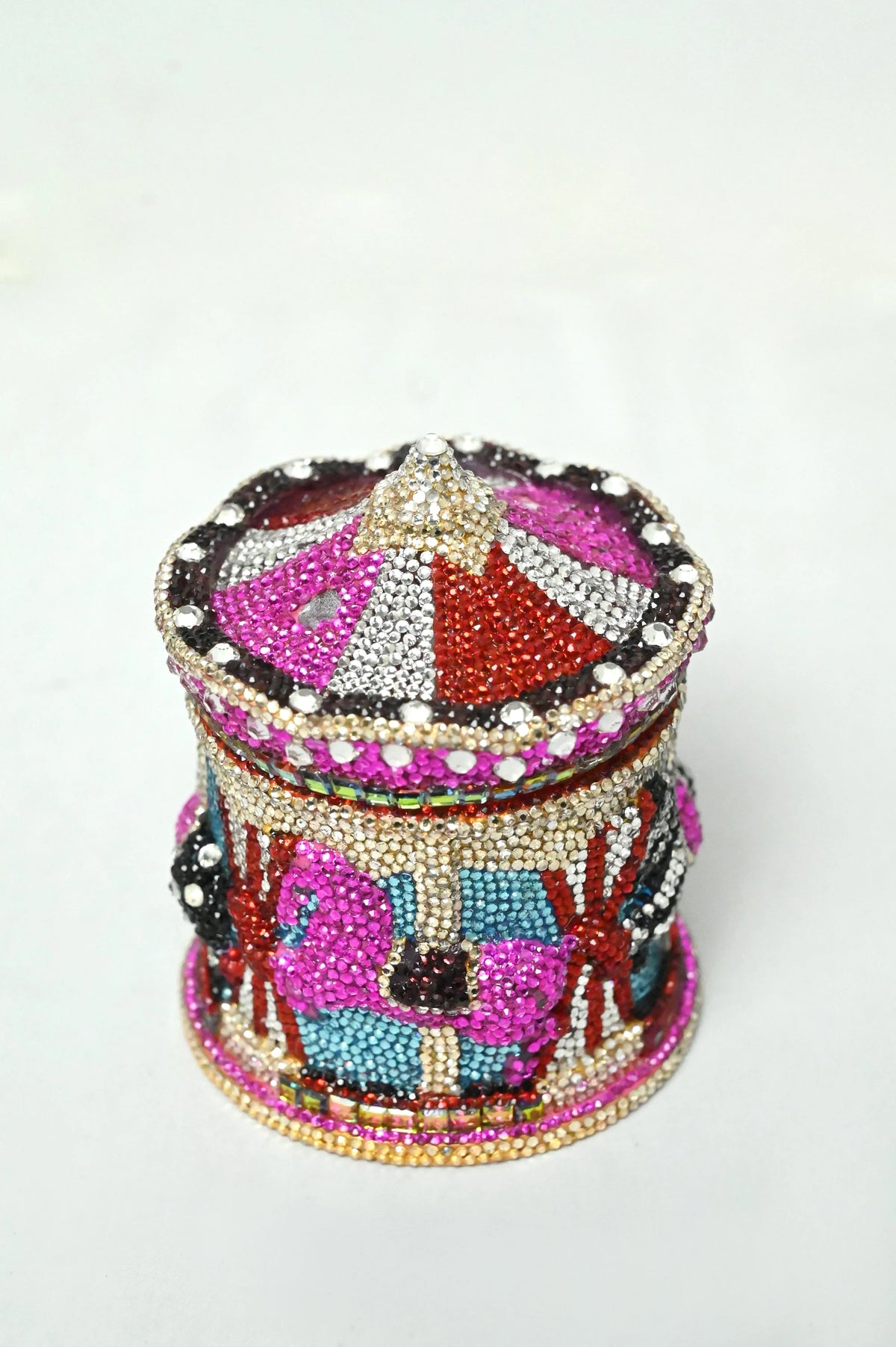 Carousel Clutch - Crystal