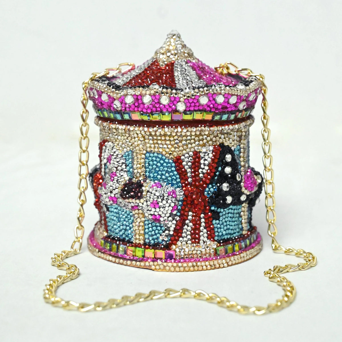 Carousel Clutch - Crystal