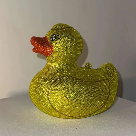 Duckling Charm Clutch - Crystal