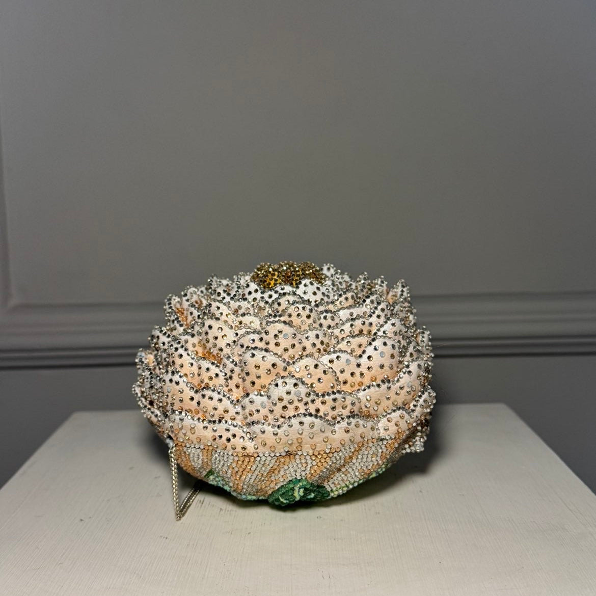 Peony Halcyon Hill Clutch - Crystal