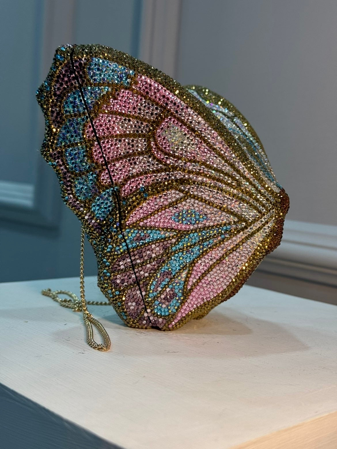 Butterfly Serafina Clutch - Crystal