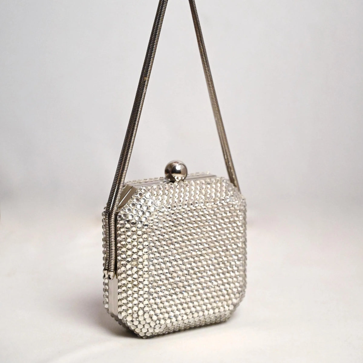 Fizzoni X Silver Clutch - Crystal