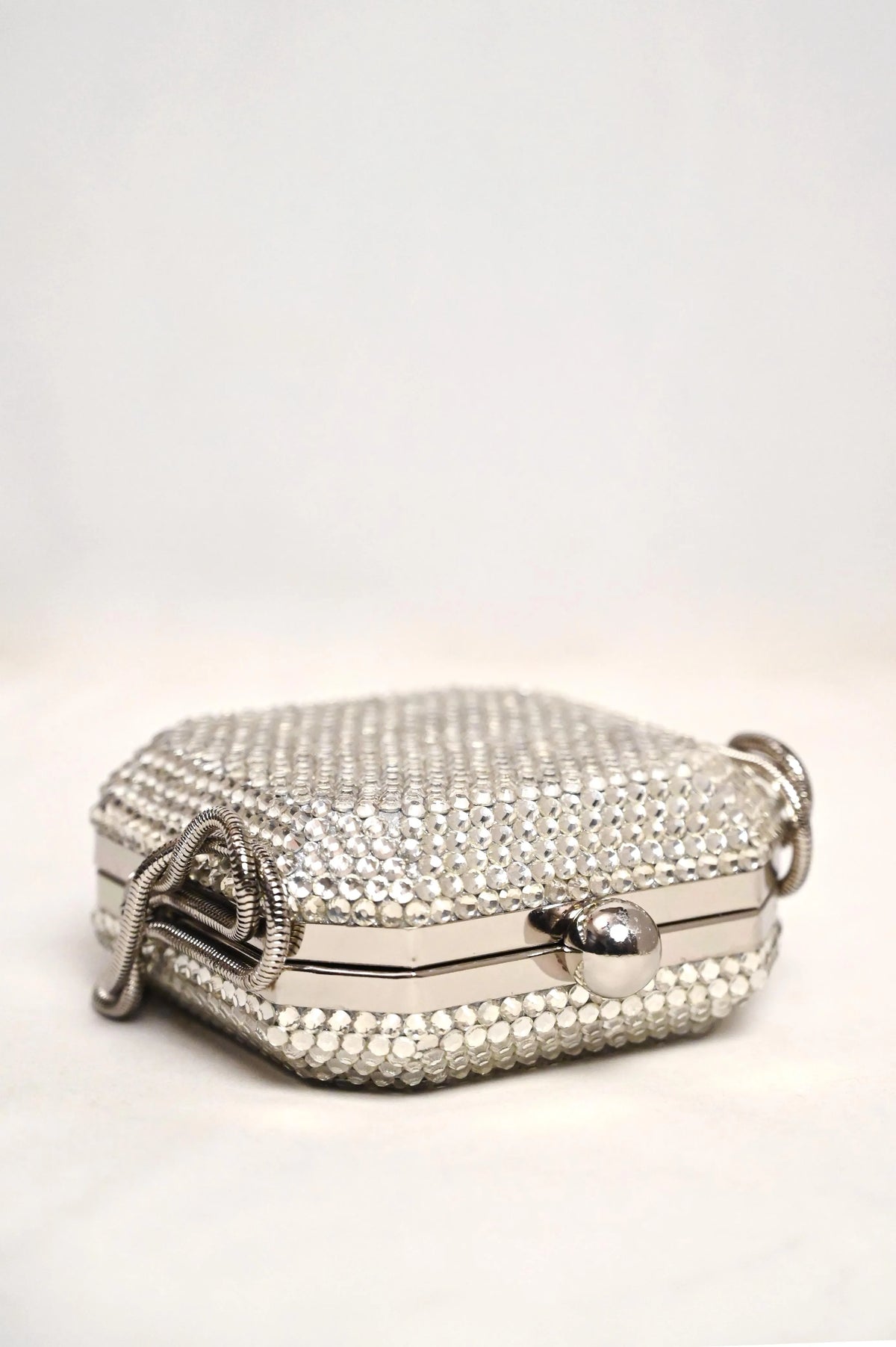 Fizzoni X Silver Clutch - Crystal