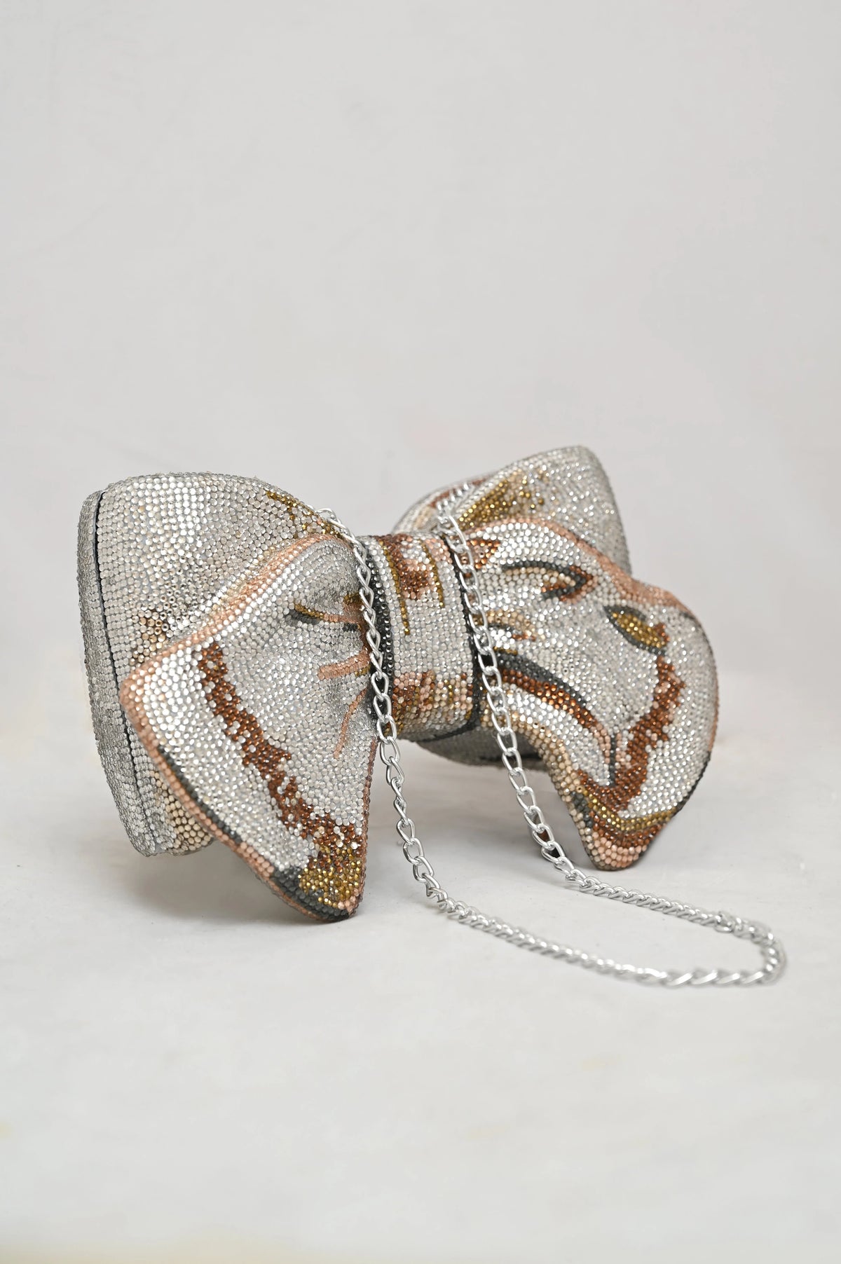 Bow Aurora Clutch - Crystal