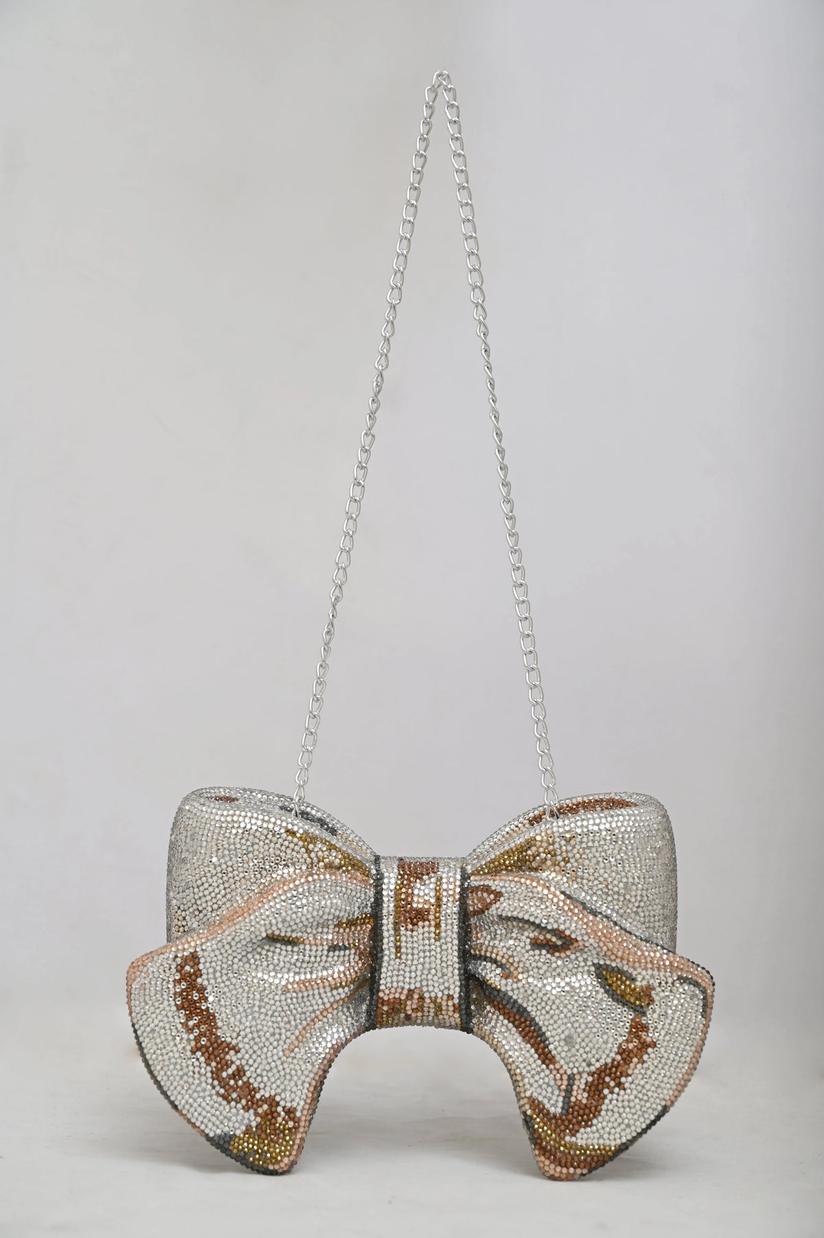 Bow Aurora Clutch - Crystal