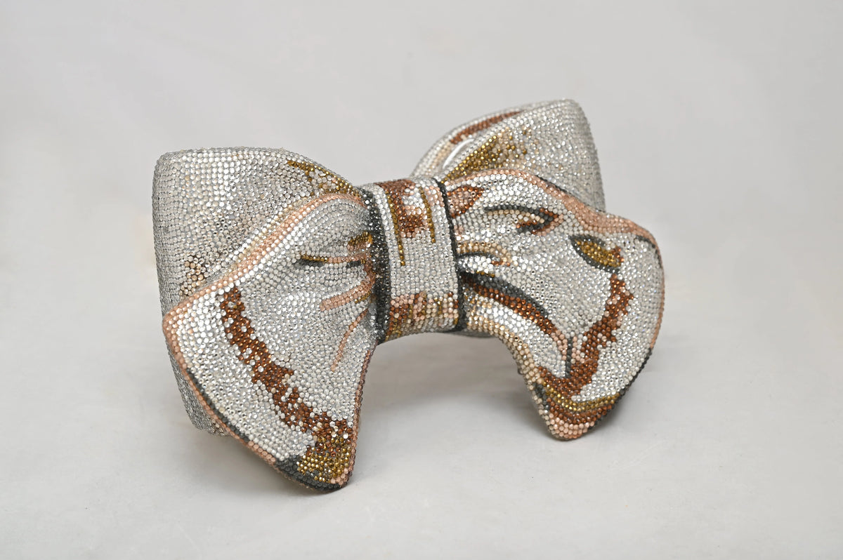 Bow Aurora Clutch - Crystal