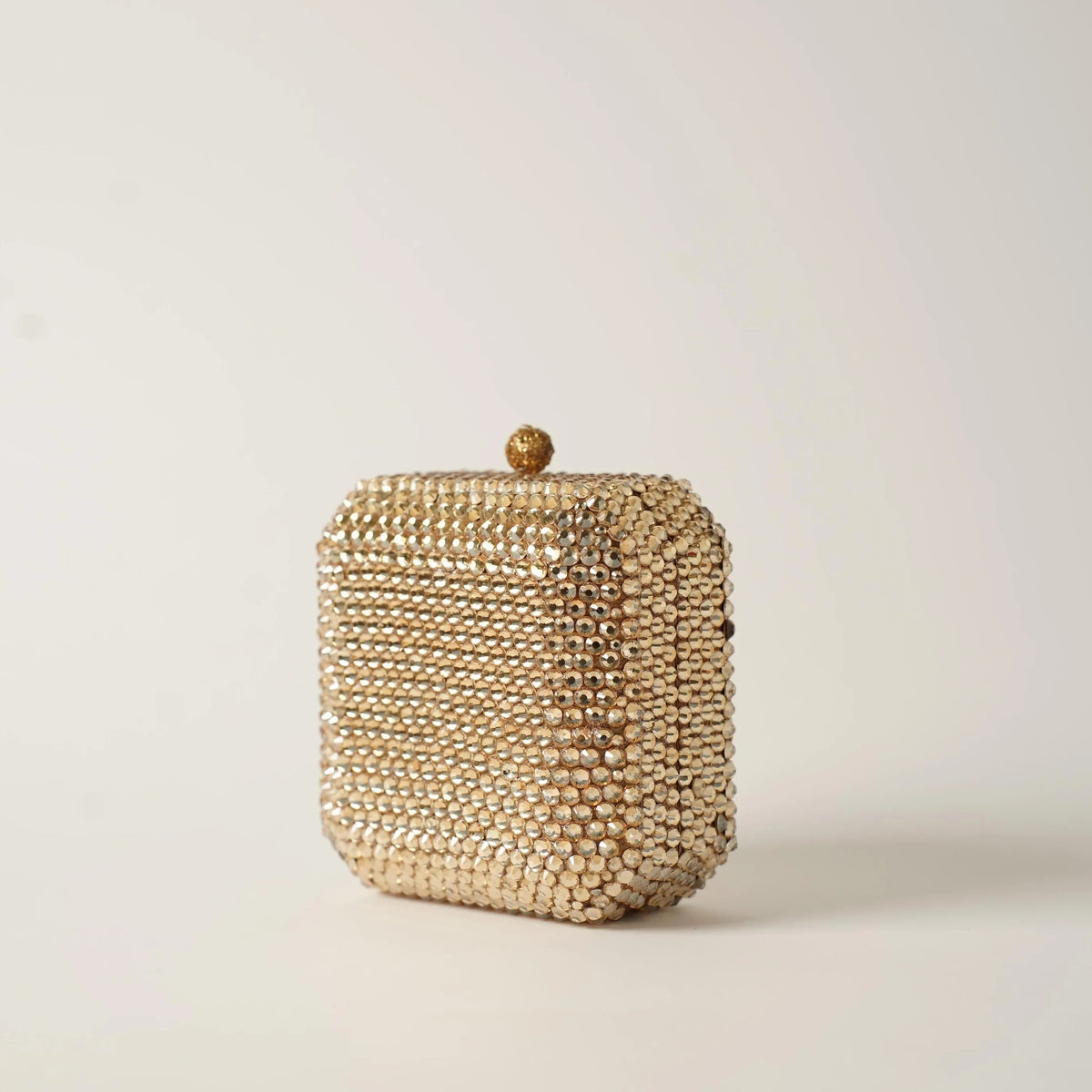 Fizzoni Gold Clutch - Crystal