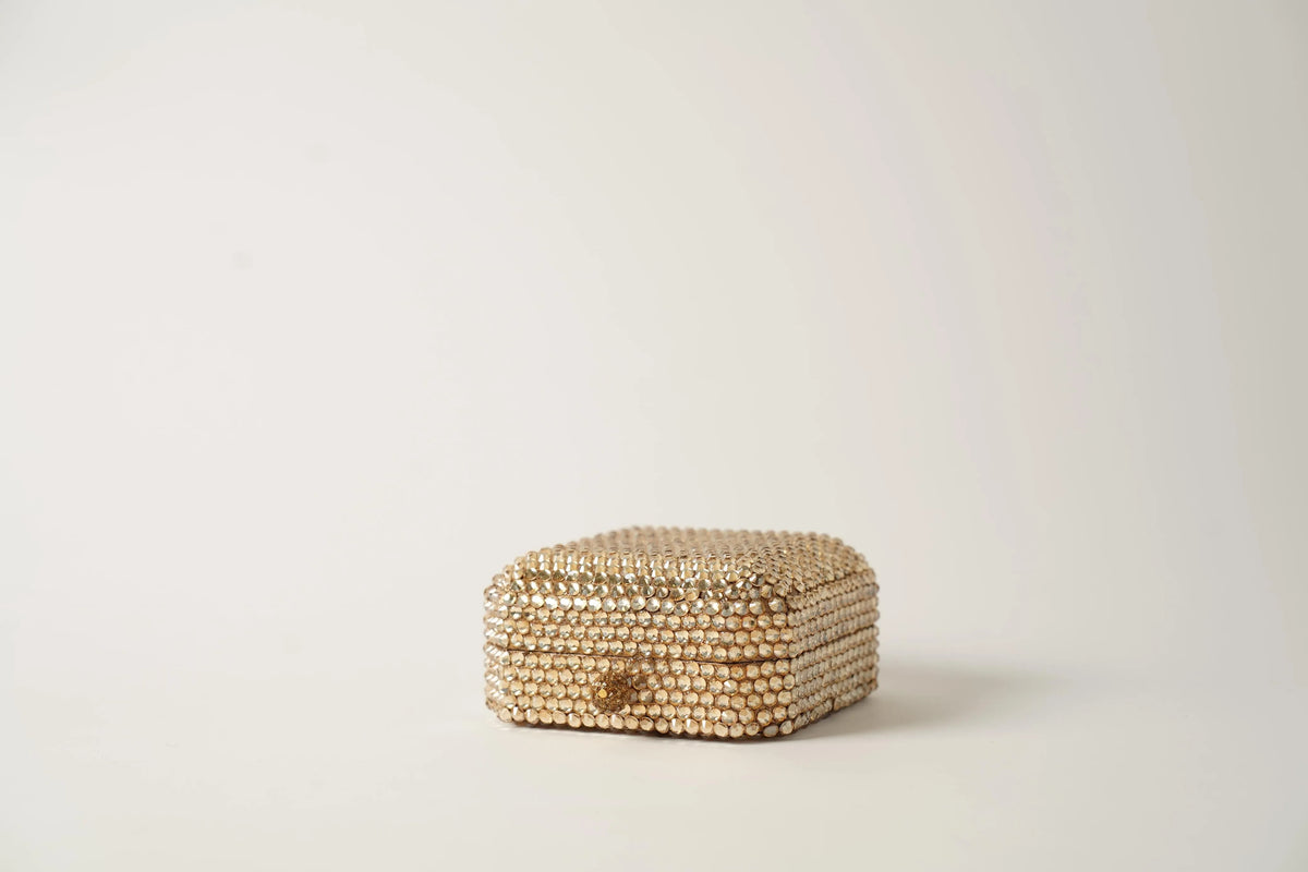 Fizzoni Gold Clutch - Crystal